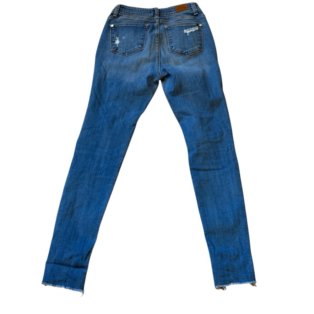 Judy Blue Womens Skinny Stretch Denim High Rise Jeans 5/27 Button Fly #JB8281MD - Picture 5 of 9